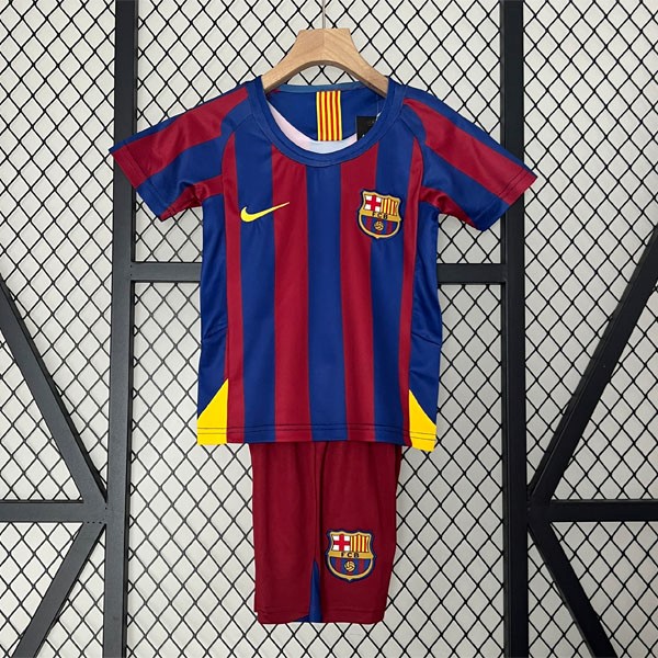 Camiseta Barcelona Primera Equipación Retro Niño 2005 2006